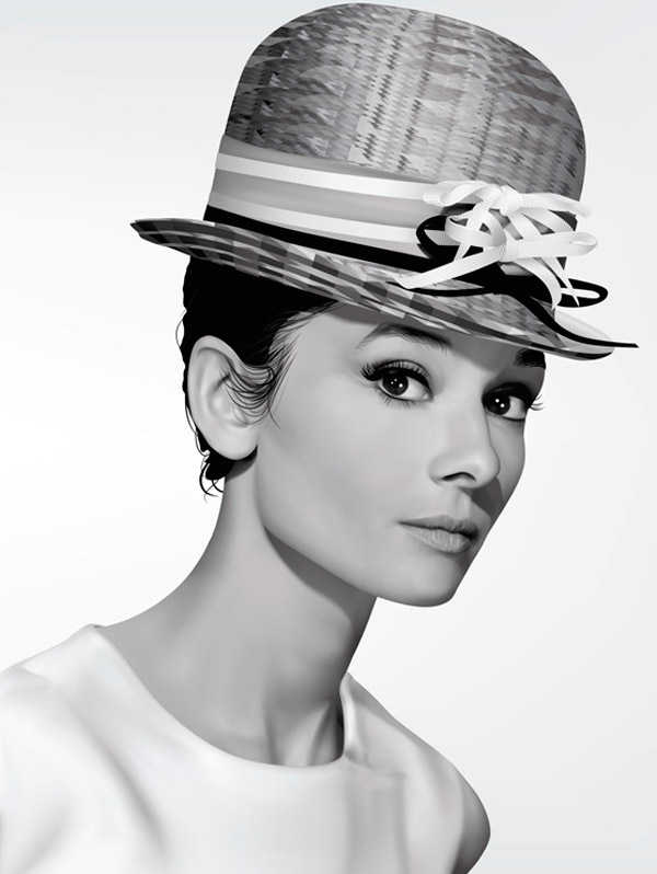 À la manière d'Audrey Hepburn