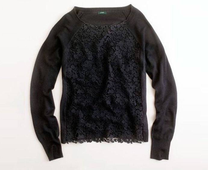 Dentelle noire et blanche