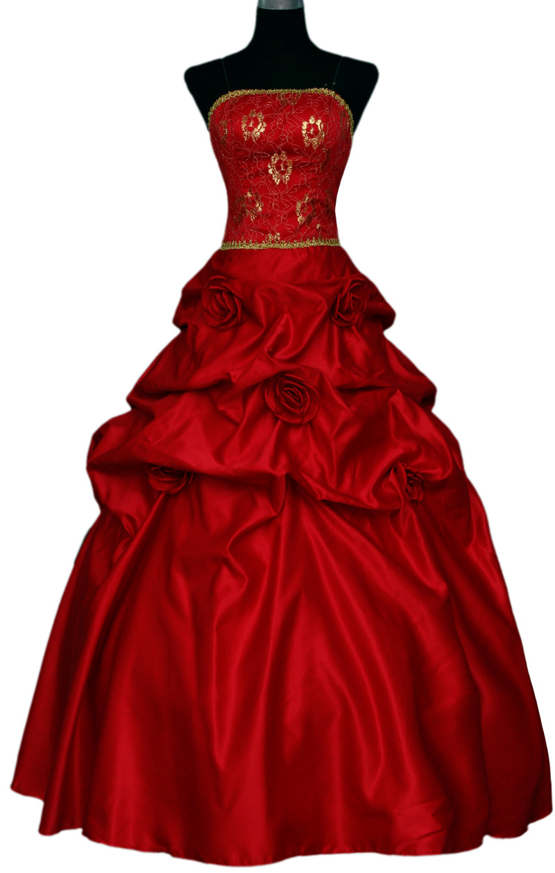 Robe de mariée rouge