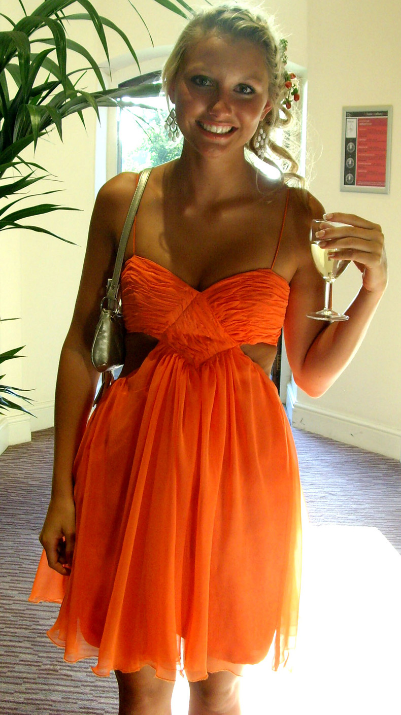 Robe orange