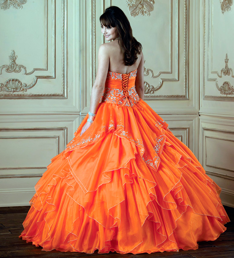 Robe orange