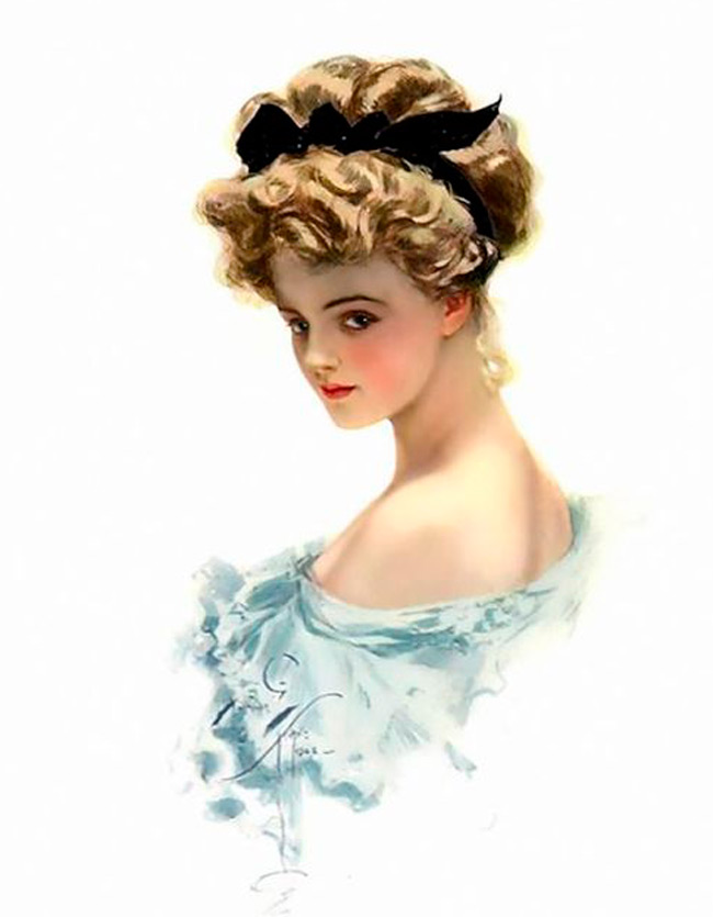 Magazine féminin sur papier glacé Cosmopolitan, illustrations vintage