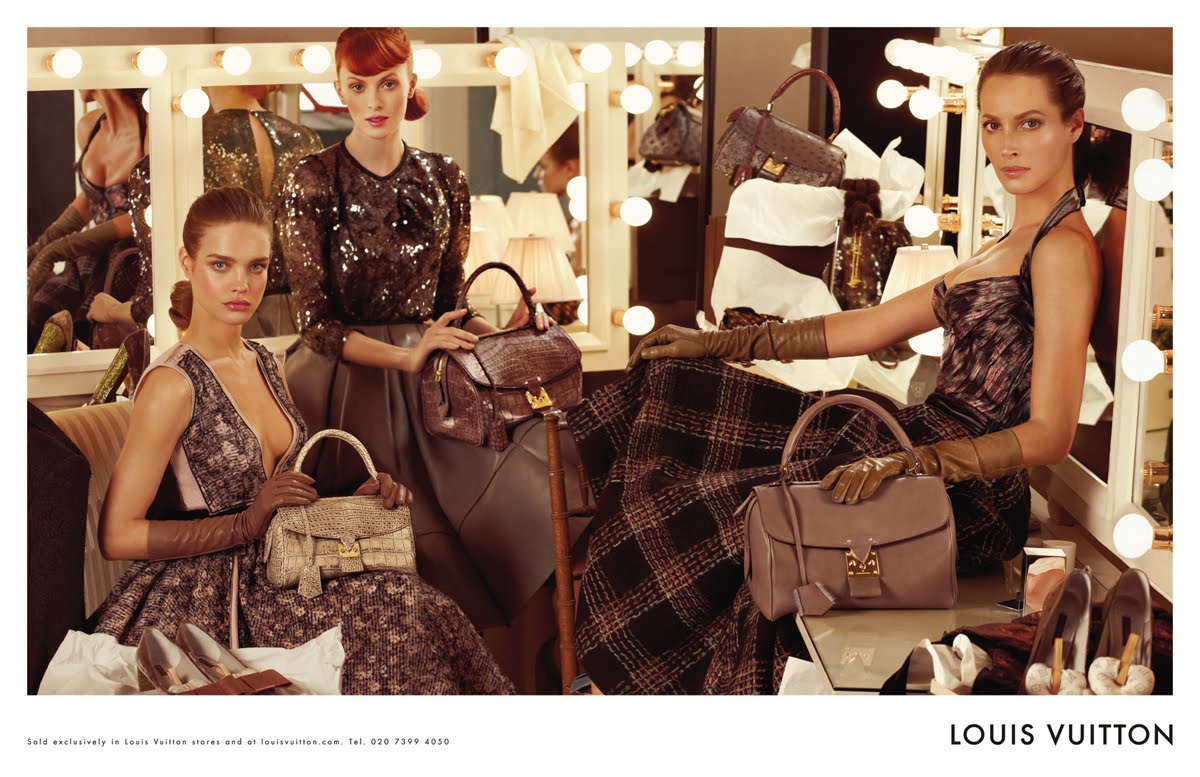 Natalia Vodianova pour la photo Louis Vuitton