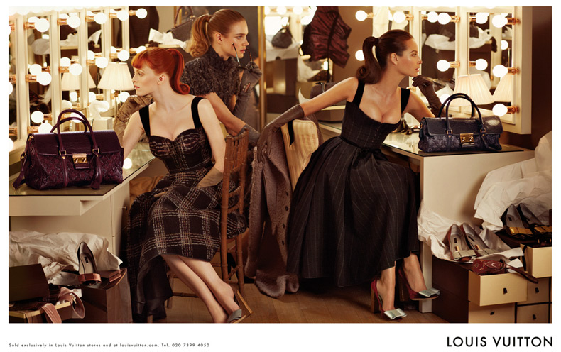 Natalia Vodianova pour la photo Louis Vuitton