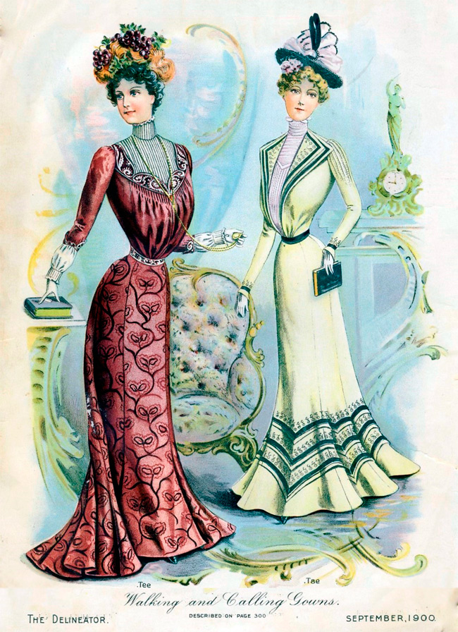 Mode vintage deux filles avec des livres