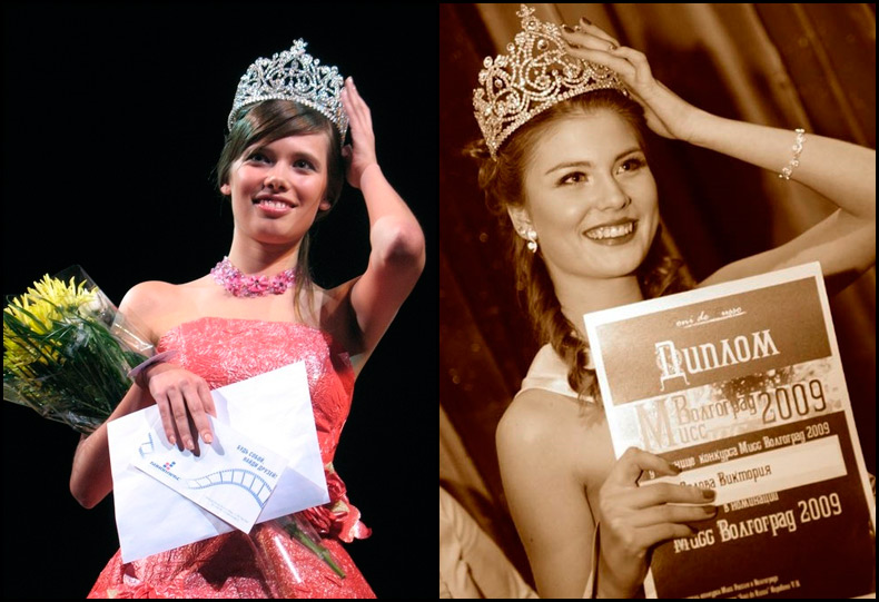 Belles filles - participantes à des concours de beauté photo
