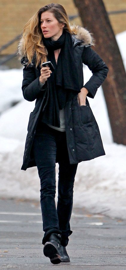 Gisele Bündchen marchant photo