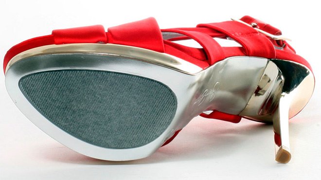 chaussures rouges sandales, photo