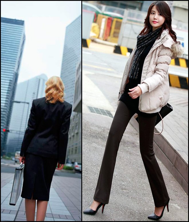 Vêtements de style affaires