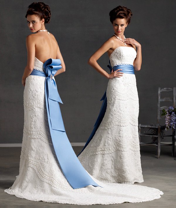 Robe de mariée en photo de style vintage