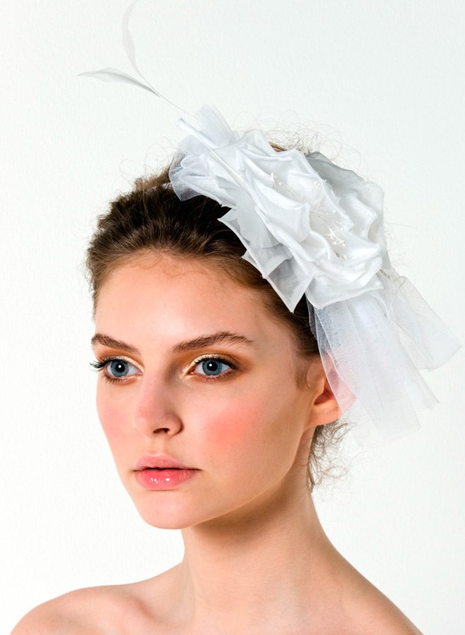 Fleurs de mariage à partir d'une photo en tissu