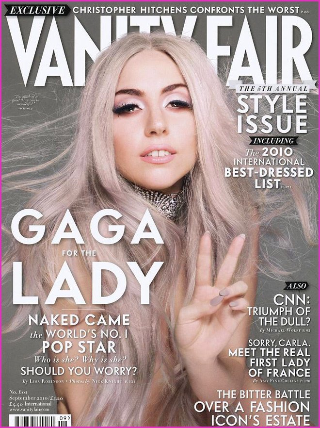 Photo de couverture du magazine Lady Gaga