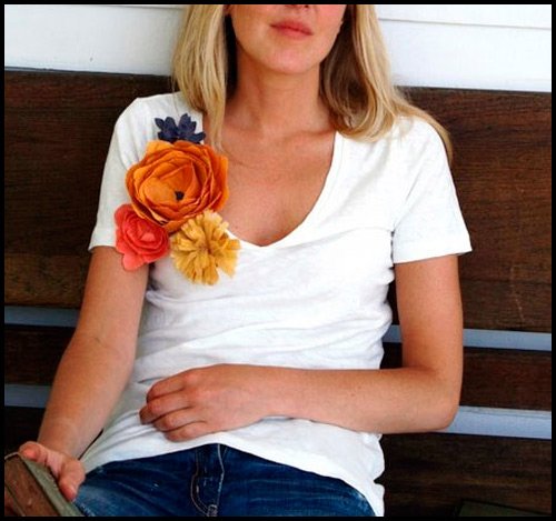 Fleurs décoratives en tissu