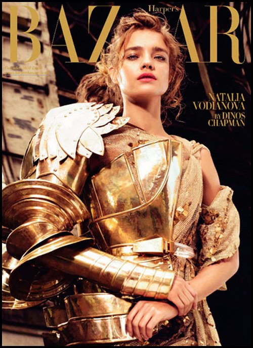 Natalia Vodianova en couverture du magazine