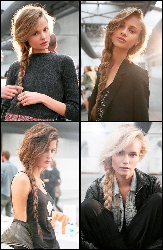 Décoration de cheveux, coiffures tressées