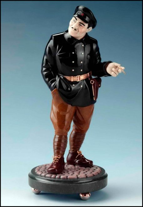 veste en cuir des commissaires rouges