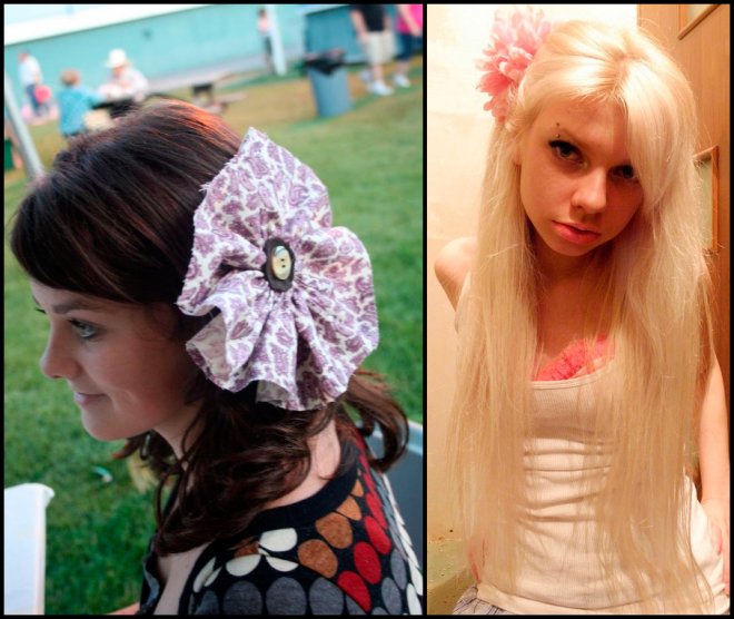 Comment faire des fleurs à partir d'une photo en tissu