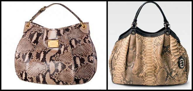 Produits en cuir de python