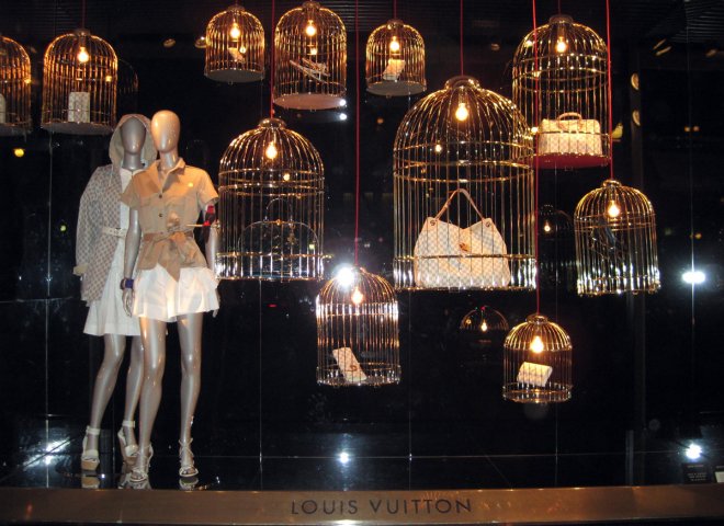 Conte de fées en verre et habillage de fenêtre