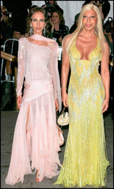 Donatella et Allegra Versace