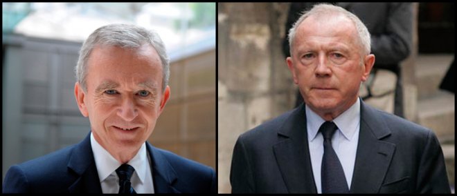 François Pinault et Bernard Arnault