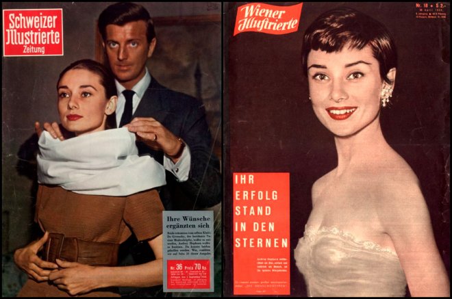 Hubert Givenchy et Audrey Hepburn