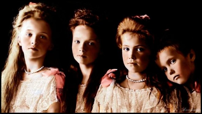 Famille de Nicolas II, petites princesses