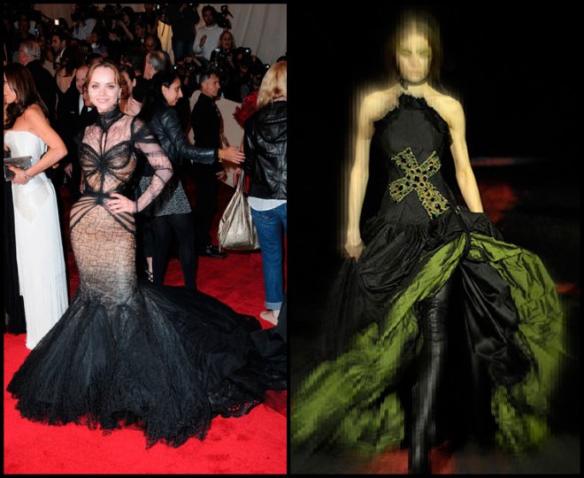 Style gothique dans des vêtements modernes