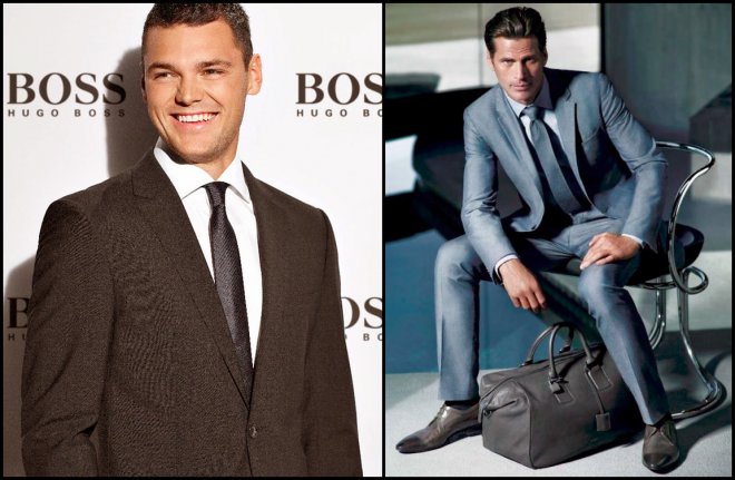 Homme de style classique par Hugo Boss