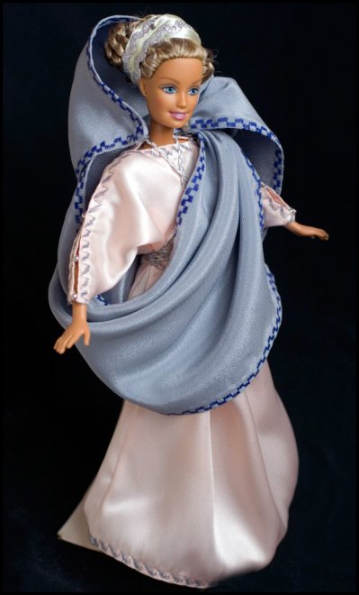 Vêtements pour poupées, costume historique pour barbie