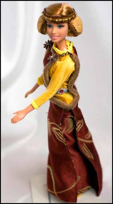 Vêtements pour poupées, costume historique pour barbie