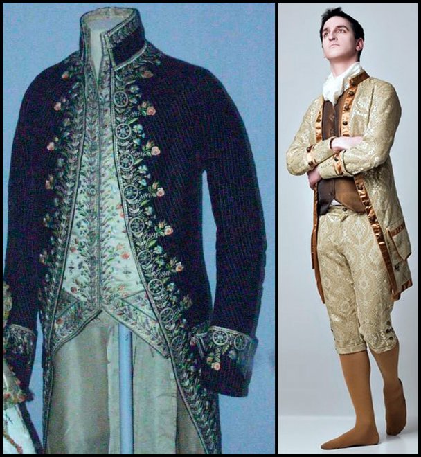Déguisement rococo masculin