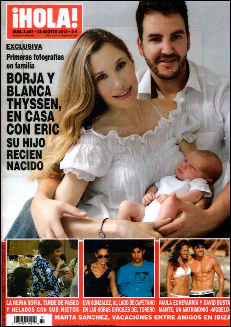 petit-fils de la baronne Thyssen HOLA magazine 6