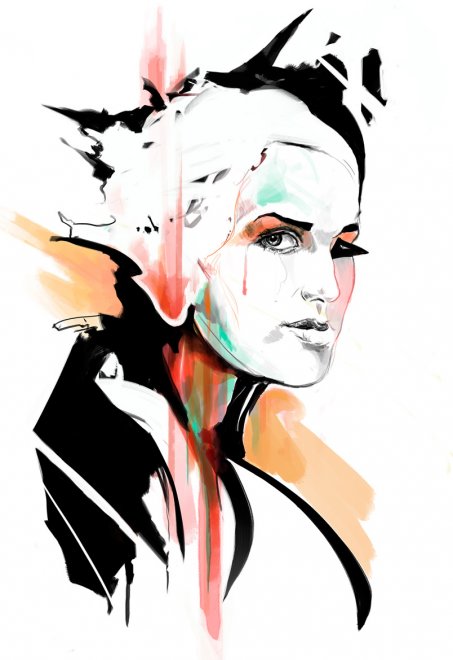 Illustration par David Downton