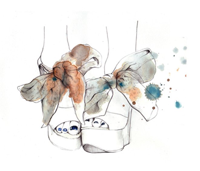 illustrations de mode par Sarah Hankinson