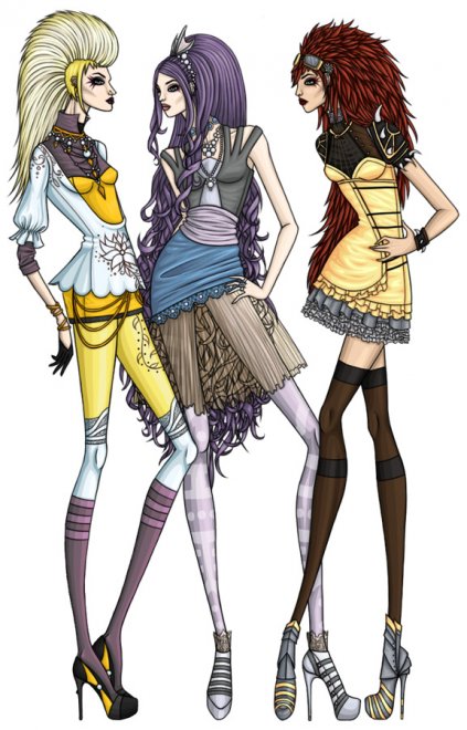 Illustration de la mode moderne