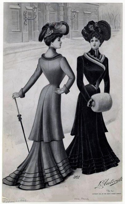 Illustration de mode antique