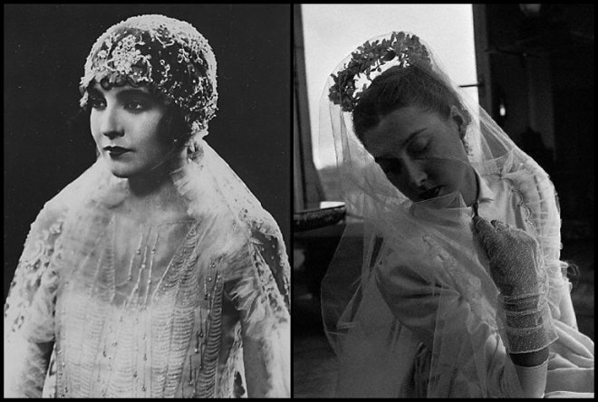 Photo de robes de mariée et de mariée vintage