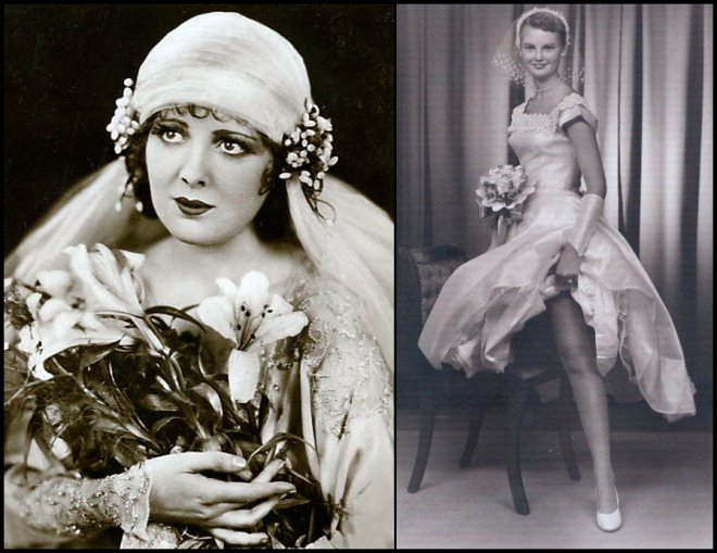 Robes de mariée vintage en photos