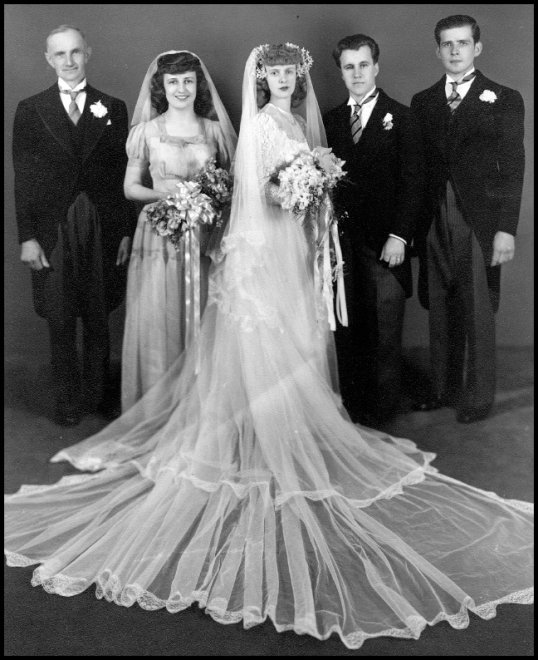 Robes de mariée vintage en photos