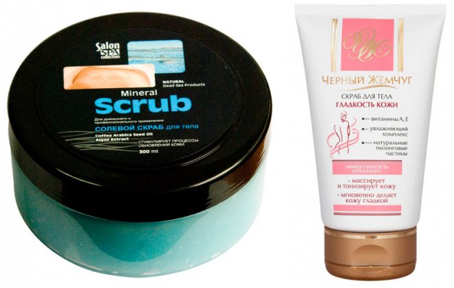 gommages à la maison