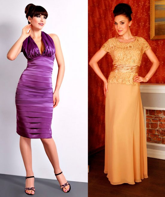 Robe de mariée élégante pour la mère de la mariée