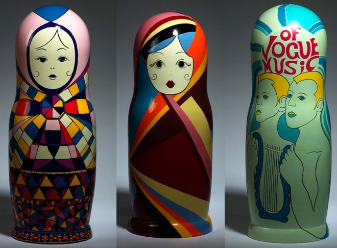 photos de poupées gigognes de créateurs glamour