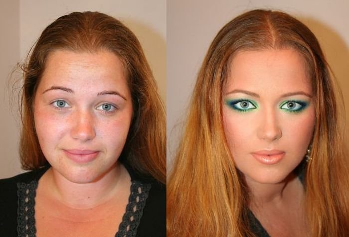 Maquillage pour les photos de filles