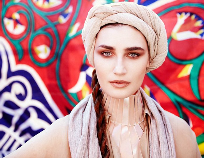 Top model russe Evgenia Volodina, photo