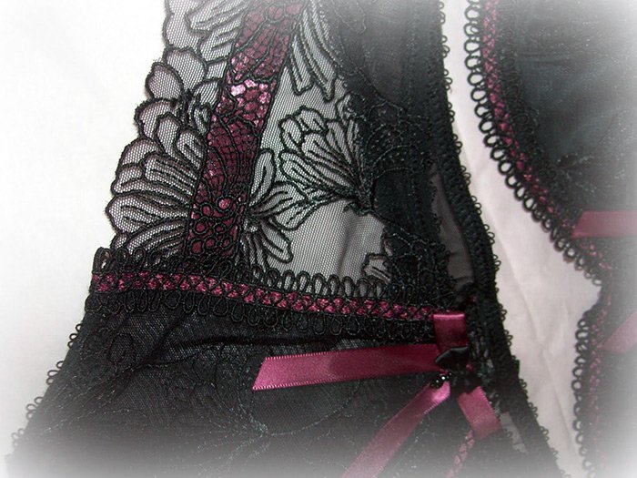 Lingerie en dentelle noire