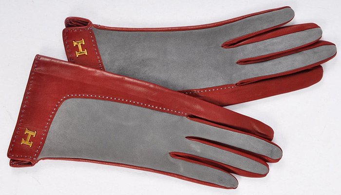 Gants en cuir à la mode Hermès