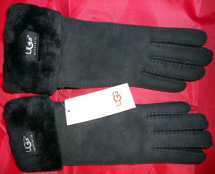 Gants en cuir ugg à la mode