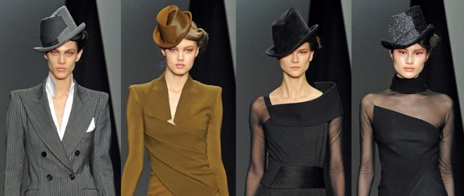 chapeaux de Donna Karan automne-hiver 2025-2026