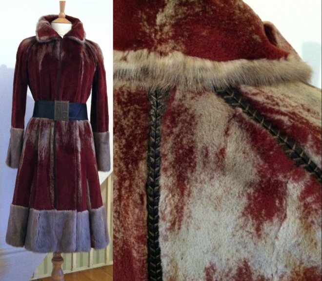 Manteau en fourrure exclusif Fendi